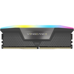 Memorie RAM Corsair Vengeance RGB Black, 16GB DDR5, 6000MHz, CL38