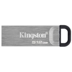 Memorie USB Kingston DataTraveler Kyson 512GB, USB Type-A, Argintiu