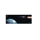 Mousepad Spacer Gaming textil cu cauciuc natural, 900 x 300 x 3 mm, Negru