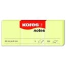 Notes adeziv 75 X 75 mm galben pal 100 file Kores - Img 3