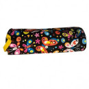 Penar neechipat cu 1 fermoar, cilindric, textil, diverse modele Fluturi - Img 2