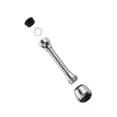 Prelungitor flexibil universal pentru robinet, 2 tipuri de jet si rotatie - Turbo Flex 360° - Img 3