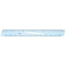 Rigla din plastic transparent 30 cm DELI