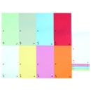 Separatoare carton biblioraft, 190 g/mp, 105 x 235mm, 100/set, DONAU Duo -roz pal - Img 7