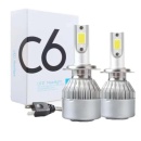Set 2 LED-uri Auto C6, H7, 36w, AUTO, 12-24 Volti - Img 4