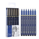 Set liner grafic Deli, 7 buc/set - Img 2