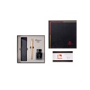 Set stilou + călimară și etui PICASSO, placat cu Aur 22k