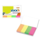 Stick index color 50 x 20 mm, 4 x 50 file/set, Stickn - culori neon