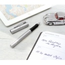 Stilou grip 2011, argintiu, Faber-Castell - Img 3