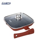 Tigaie grill cu capac Cooking by Heinner, aluminium, 28 x 4.5 cm - Img 6