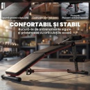 Bancă Fitness sit-up pliabilă cu înălțime reglabilă, pentru Casa, Birou si Sala - Img 9