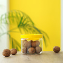 Borcan pet rotund cu capac si maner, 680 ml - Img 3