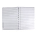 Caiet cu spirala A4, 120 file, coperta plastic Willgo - Img 6