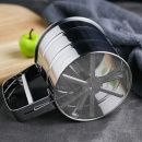 Cana Inox cu sita pentru cernut faina sau zahar, diametru 11 cm, Wei - Img 7