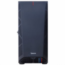 Carcasa Gaming Spacer Hunter, Middle Tower ATX, sticla securizata, negru - Img 3