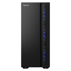 Carcasa SPACER ICE HERO, RGB, Mid Tower, Black - Img 5