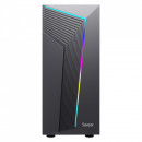 Carcasa Spacer Warrior gaming, Middle Tower, ATX, sticla securizata, banda LED RGB + BOXA SPACER bluetooth TOPPER - Img 3