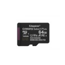 Card de Memorie MicroSDXC Kingston, 64GB, Select Plus, Clasa 10 UHS-I, 100MB/s - Img 2