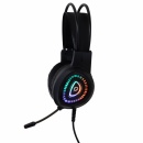 Casti Gaming cu fir si microfon, Spacer Phantom RGB, Negru - Img 3