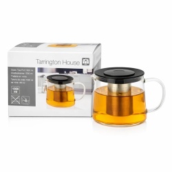 Ceainic cu Infuzor, din sticla si inox, 1L