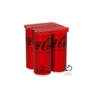 Coca Cola Gust Zero Zahar, Doza, 4 X 330 ml