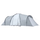 Cort de camping pentru 4-5 persoane, 2 camere, 590 x 245 x 193 cm - Img 4