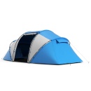 Cort de Camping pentru 6 Persoane Impermeabil Stâlpi din Fibră de Sticlă 460 × 230 × 195cm - Img 3