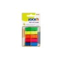 Film index autoadeziv 45 x 12mm, 5 x 40file/set, dispenser, Stickn Pop-up - neon