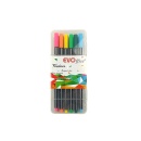 Fineliner forma hexgonala, varf 0.4 mm, EVOffice