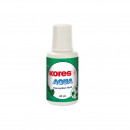 Fluid corector pe baza de apa cu pensula Kores, 20ml