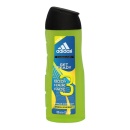Gel de dus 3 in 1 Adidas Get Ready, Citrus extract 400ml
