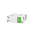 Hartie igienica Papernet, pliata 2 str, celuloza, alb, 40 pac/bax