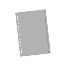 Index plastic gri, alfabetic A-Z, Optima