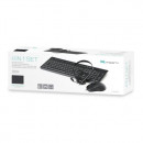 Kit Tastatura 4 in 1+ Mouse cu fir USB+ Casti + Pad Omega F4IN1OS01 - Img 2