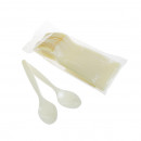 Linguri CPLA Biodegradable Si Compostabile Safir, 25 Buc/Set