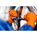 Manusi din nitril Mercator Gogrip orange, 50buc/cutie - Img 4