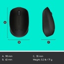 Mouse wireless Logitech M171, 3 butoane, 1000dpi - Img 3