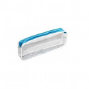 Penar dreptunghiular mic cu un 1 fermoar, transparent 20 x 7.5 x 3 cm
