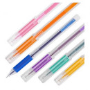 Pix cu gel 0.5 mm DELI A125, 6 buc/set - Img 2
