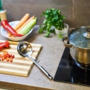 Polonic din inox , 30 x 9 cm