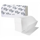 Prosoape pliate de hartie V Fold Papernet 417215, 150 buc./pachet, 2 straturi, 20 pachete/bax - Img 3