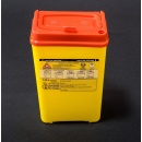 Recipient plastic pentru deseuri intepatoare taietoare - 1.15 litri