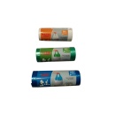 Saci menajeri cu manere Safir HDPE albastru 60l, parfum iasomie 15 buc/rola - Img 2