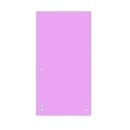 Separatoare carton biblioraft, 190 g/mp, 105 x 235mm, 100/set, DONAU Duo -roz pal