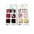 Set 96 de unghii false, aplicate, multicolore