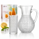 Set carafa 1300 ml + 6 pahare 300 ml, Morano\Sofia