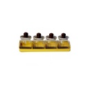 Set recipiente pentru condimente cu suport, Sterk 4 buc/set - Img 3