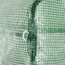 Solar Sera Tunel de Exterior cu Copertina din PE, Usa cu Fermoar si 6 Ferestre, 4.5x3x2 m, verde - Img 8