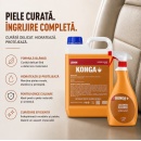 Solutie pentru curatarea suprafetelor din piele Konga Leather Cleaner 5L - Img 3