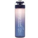 Sticla Portabila Apa, Tritan, Pai Incorporat, Deschidere Automata, Ergonomica, Motivationala, pentru sport in aer liber, fitness, ciclism, 630 ml - Img 3